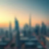 Dubai skyline showcasing modern architecture