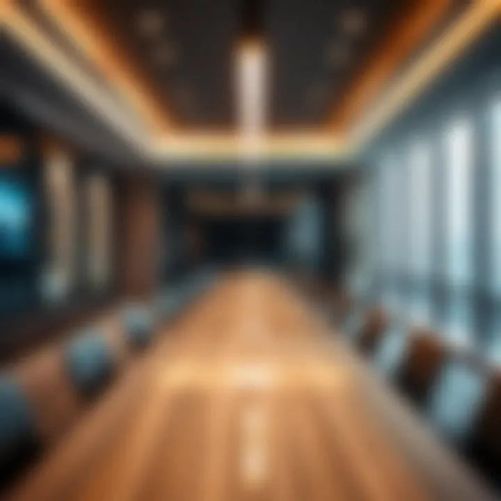 Meeting room at AX Capital emphasizing collaboration