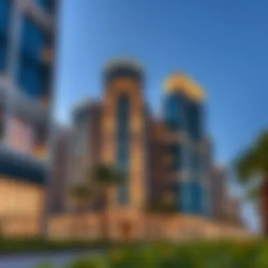 Stunning architectural view of Deyaar Midtown Noor showcasing modern design