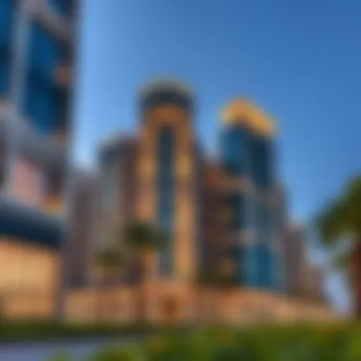 Stunning architectural view of Deyaar Midtown Noor showcasing modern design