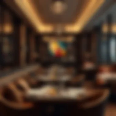 A cozy corner of a restaurant with inviting ambiance.
