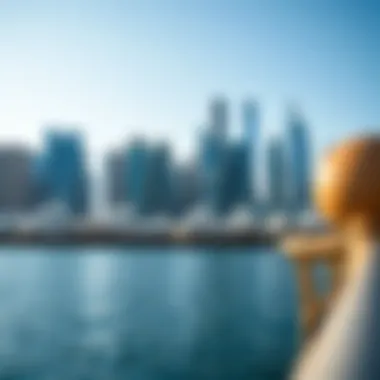 Dubai Creek Harbour Skyline A panoramic view of Dubai Creek Harbour showcasing its skyline and waterfront.
