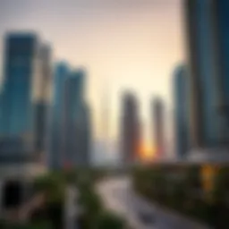 Modern Dubai skyline showcasing real estate developments