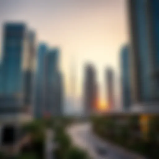 Modern Dubai skyline showcasing real estate developments