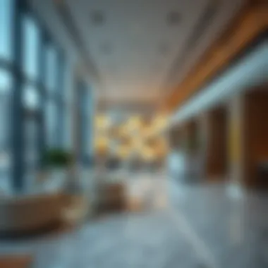 Contemporary Commercial Space with Terrazzo A contemporary commercial space featuring terrazzo accents