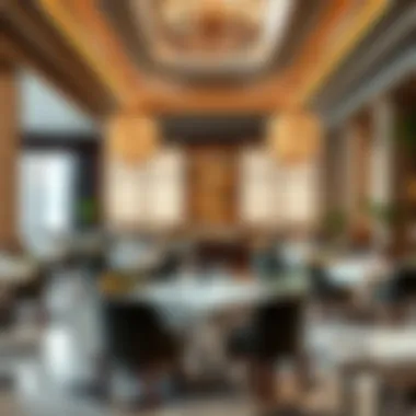 Stunning Restaurant Ambiance Stunning ambiance inside one of Dubai's top luxury restaurants