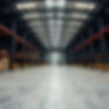 Modern Storage Solutions in Al Quoz Warehouse interior showcasing modern storage solutions