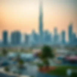 Overview of Dubai skyline representing residency opportunities