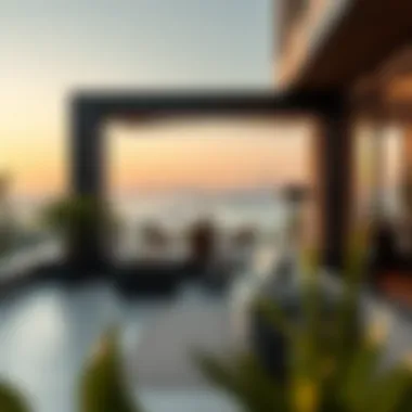Stunning Outdoor Space and Views Balcony view from Opera Grand residence
