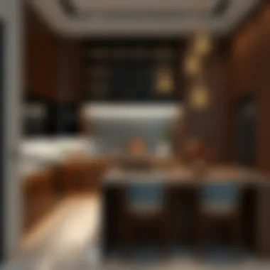 Innovative Kitchen Design Features Detailed layout of Opera Grand kitchen